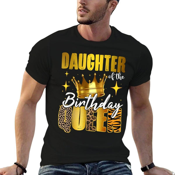 Daughter Of The Birthday Queen Women Bday Party Gift  Slim-fit Cut T-Shirt