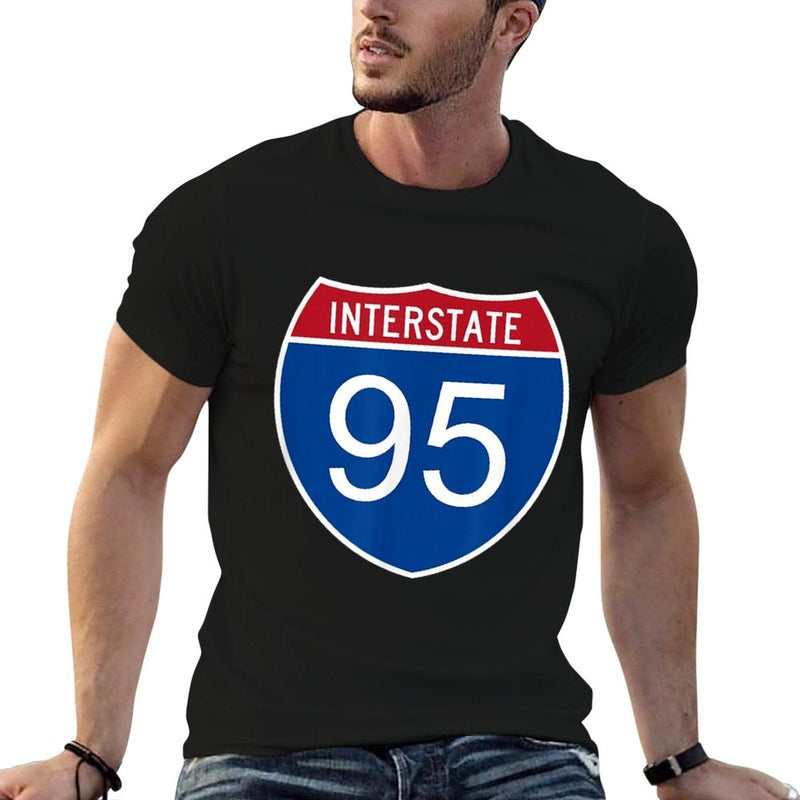 I-95 Interstate Road Trip Travel Souvenir - Interstate 95  Trendy Pattern T-Shirt