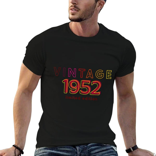 Cool Vintage 1952 T Shirt Limited Edition 70th Birthday  Durable T-Shirt