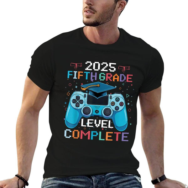 5th Grade Level Complete Video Gamer Boy Graduation  Affordable Price T-Shirt