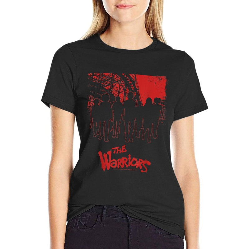 The Warriors Coney Island Group Silhouette  Heathered Texture T-Shirt