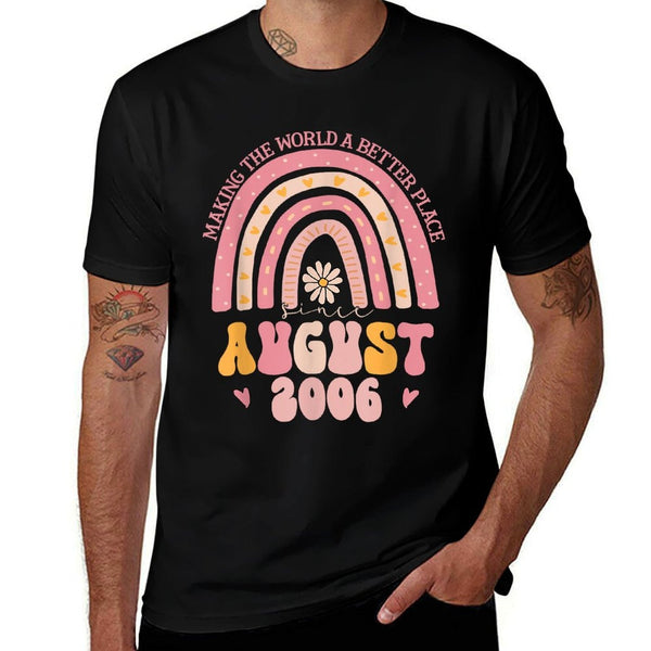 Turning 19 Retro August 2006 19th Birthday for Women  Vintage-inspired T-Shirt