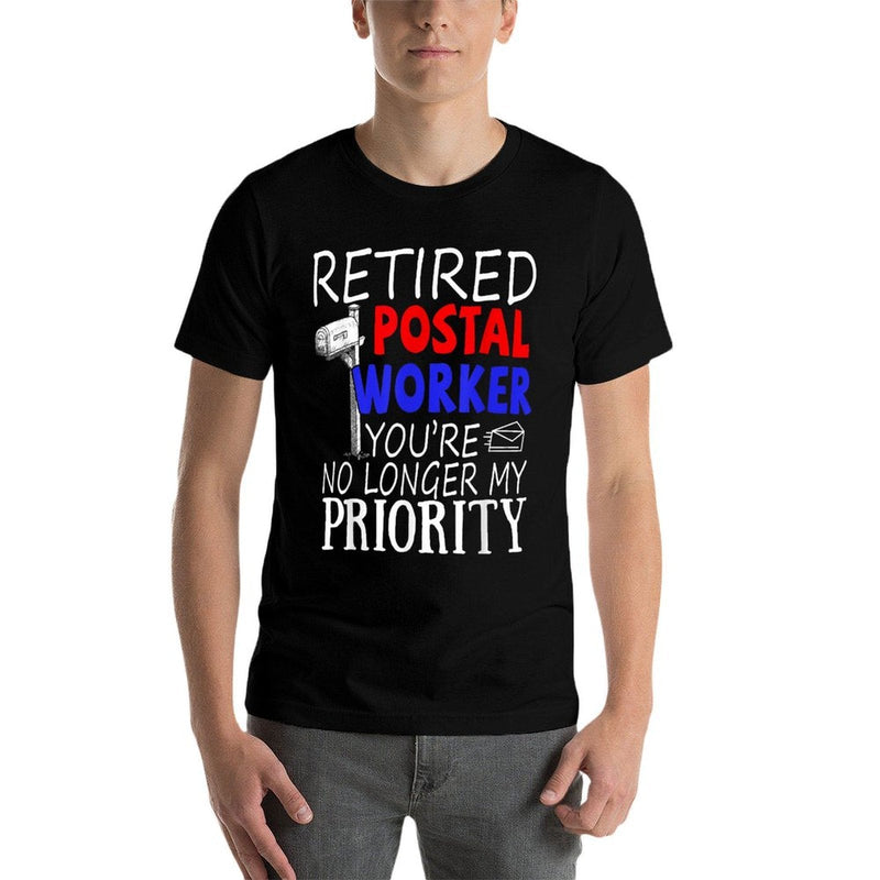 Post Office Retirement - Retired Postal Worker Gift  Summer-ready Fabric T-Shirt
