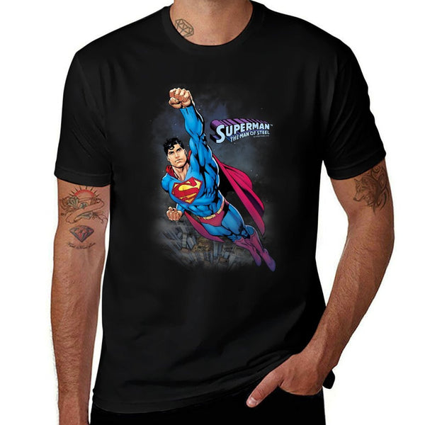 Superman Twilight Flight  Summer-ready Fabric T-Shirt