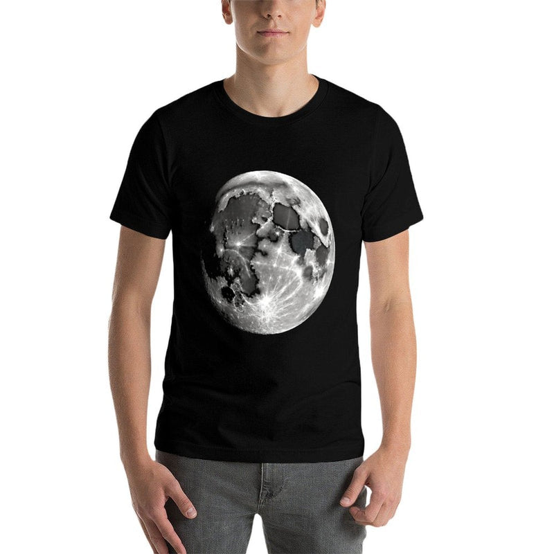 Surreal Moon Landscape  Graphic-printed T-Shirt