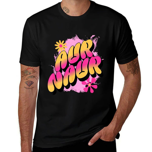 Viral Meme Official Mens Aur Naur Australian Accent Meme Cute Retro Aussie Oh No Black Mock Collar Classic Fit  Breathable T-Shirt