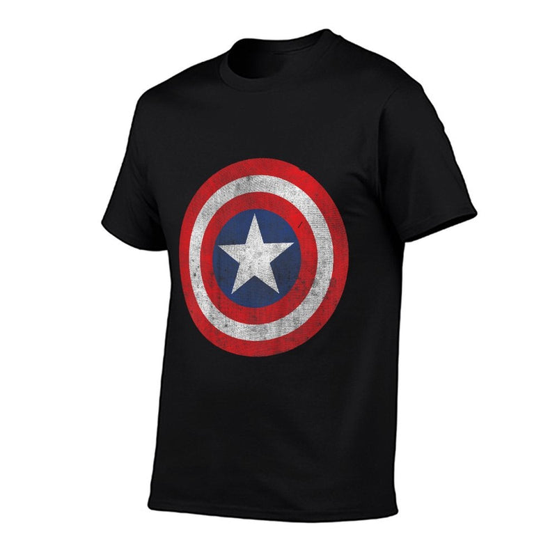 Marvel Captain America Classic Shield Kids Graphic  Breathable T-Shirt