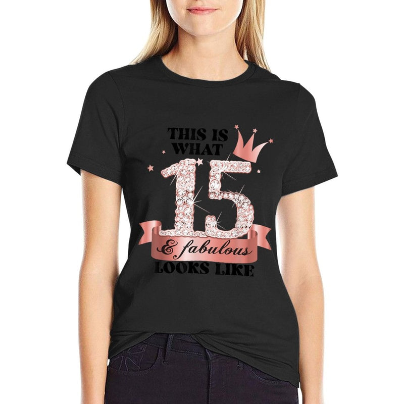 15 & Fabulous I Rose And White Party Group Candid Photo Item  Quick-drying T-Shirt