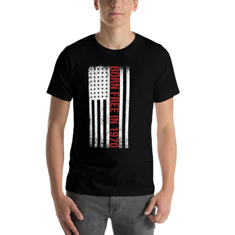 BORN FREE IN 1970. 50th BIRTHDAY SHIRT Comfortable T-Shirt