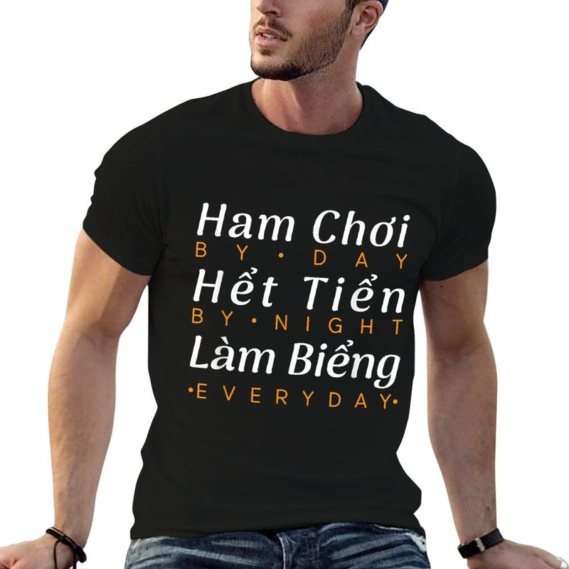 Ham Choi Het Tien Lam Bieng Vietnam Vietnamese Saying Funny  Stretchy T-Shirt