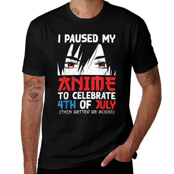 Anime American July Fourth 4th of Julyn Girls Boys  Summer-ready Fabric T-Shirt