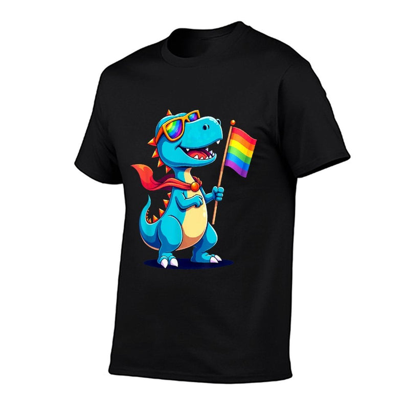 LGBT Pride Gay Lesbian Dinosaur Allysaurus  Durable T-Shirt