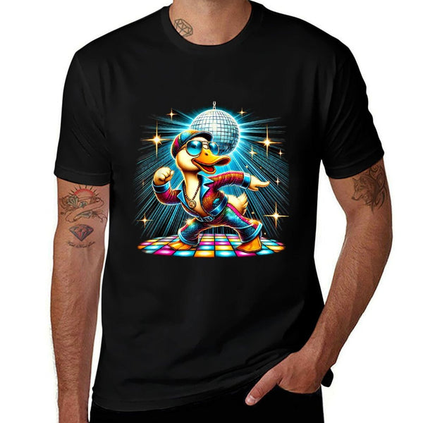 Aesthetic Duck Disco Dancer  High-quality Stitching T-Shirt