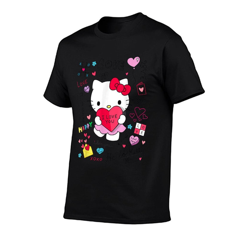 Hello Kitty Love Notes Valentine  Soft T-Shirt