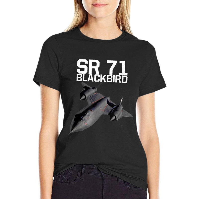 SR 71 Blackbird, Airplane Jet  Lightweight T-Shirt