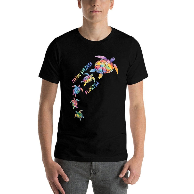 Tarpon Springs Florida Sea Turtle Lover Beach Vacation  Slim-fit Cut T-Shirt