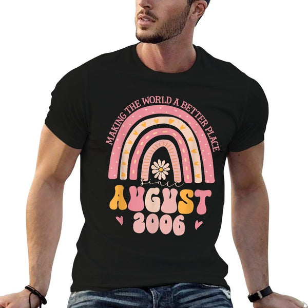 Turning 19 Retro August 2006 19th Birthday for Women  Vintage-inspired T-Shirt