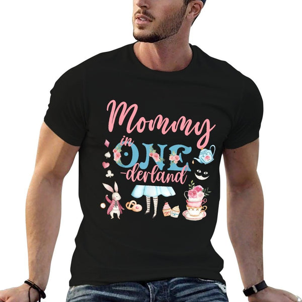 Mommy Of The Birthday Girl - Mommy In Onderland Family  Versatile T-Shirt