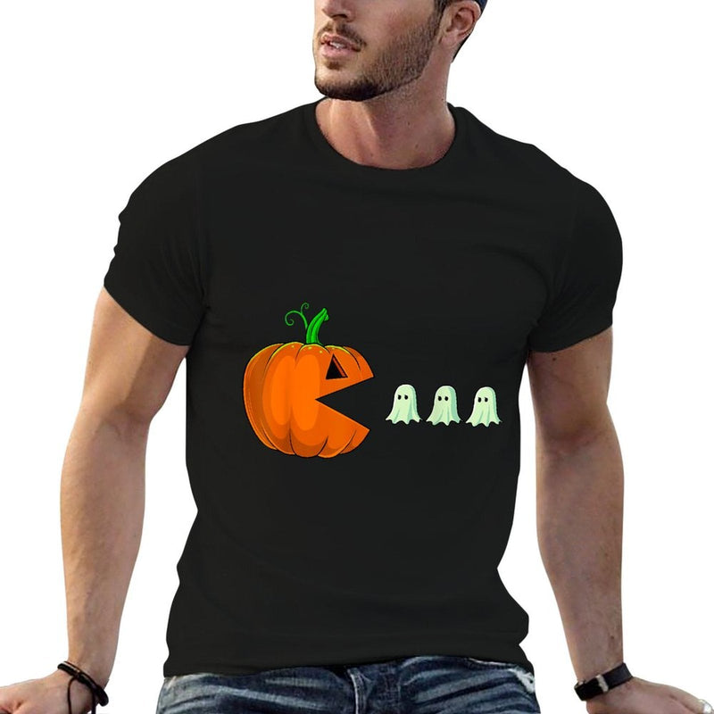 Halloween Pumpkin Funny Ghosts Boys Kids Women Men  Quick-drying T-Shirt