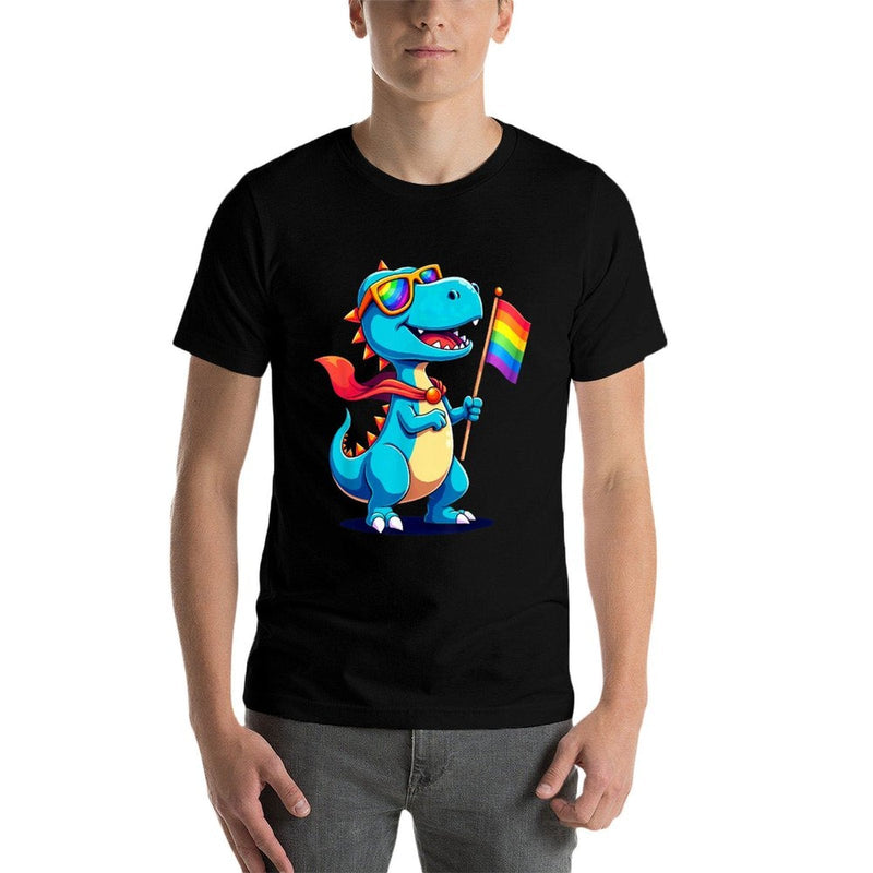 LGBT Pride Gay Lesbian Dinosaur Allysaurus  Durable T-Shirt