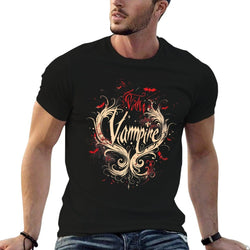 Vampire A Nocturnal Horror Waiting in The Twilight Shadows Premium  Trendy Pattern T-Shirt
