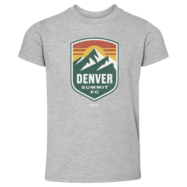 Denver Summit FC Vintage Primary Logo Gray WHT