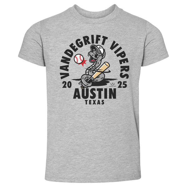 Crown Trio Vandegrift High School Baseball Mascot Snake WHT