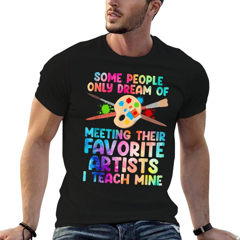 Art Teacher Design For Men Women Art Teacher Appreciation  Lightweight T-Shirt
