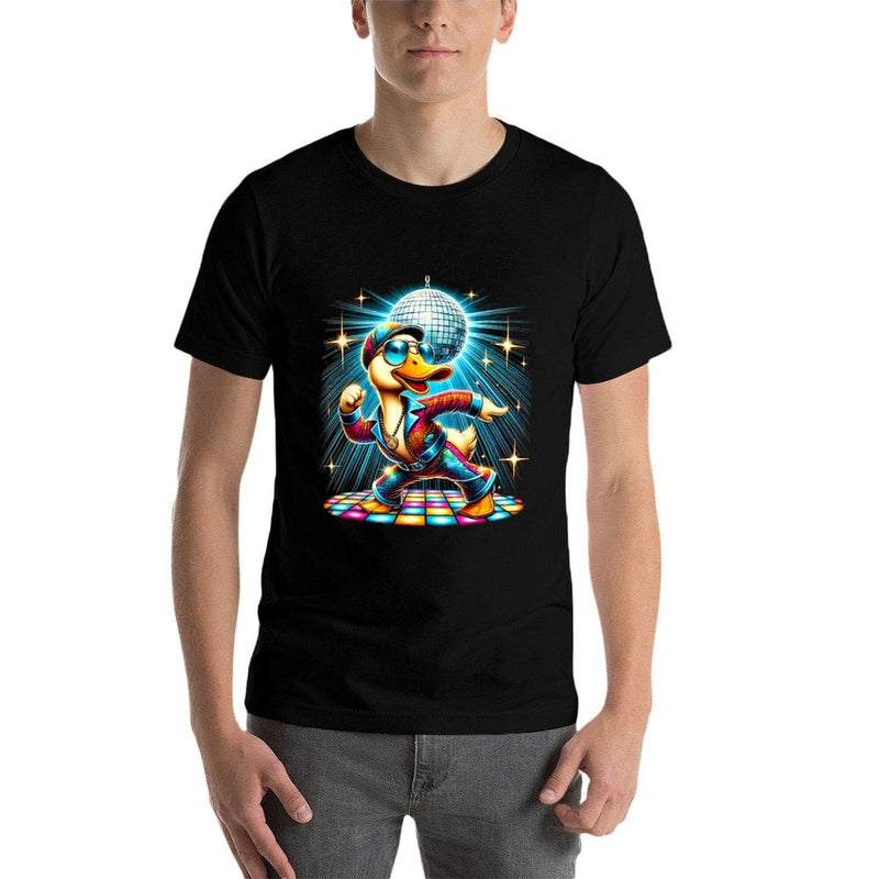 Aesthetic Duck Disco Dancer  High-quality Stitching T-Shirt