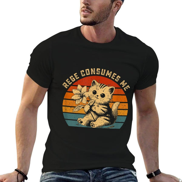 Cat Rage Consumes Me  Breathable T-Shirt