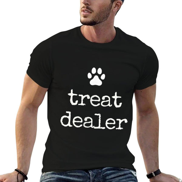 Dog Treat Dealer Funny Humor Dog Owner Dog Treats Dog Lover  Graphic-printed T-Shirt