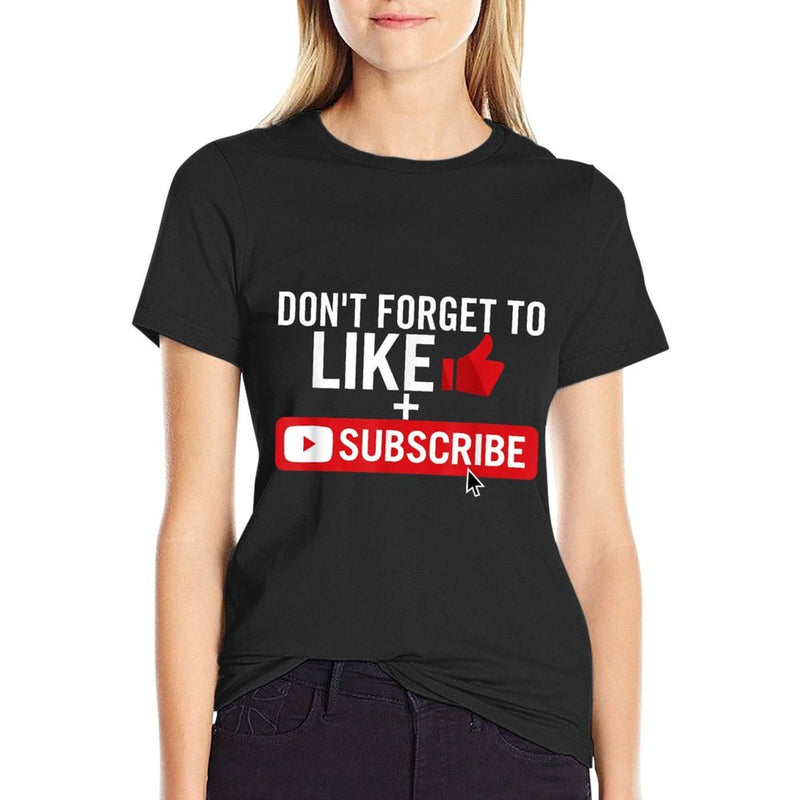 Social Media Influencer Like And Subscribe  Odor-resistant T-Shirt