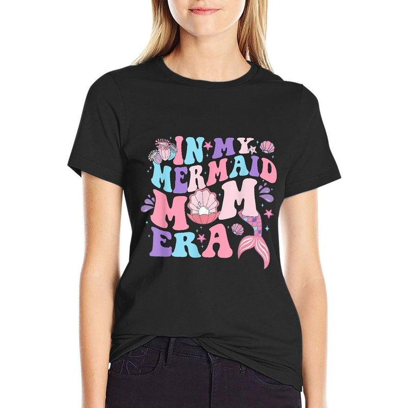 In My Mermaid Mom Era Family Matching Birthday Party Mommy  Versatile T-Shirt