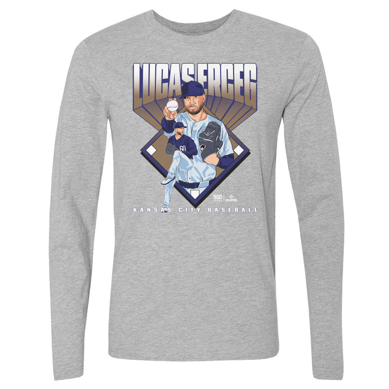 Lucas Erceg Kansas City Baseball Diamond WHT