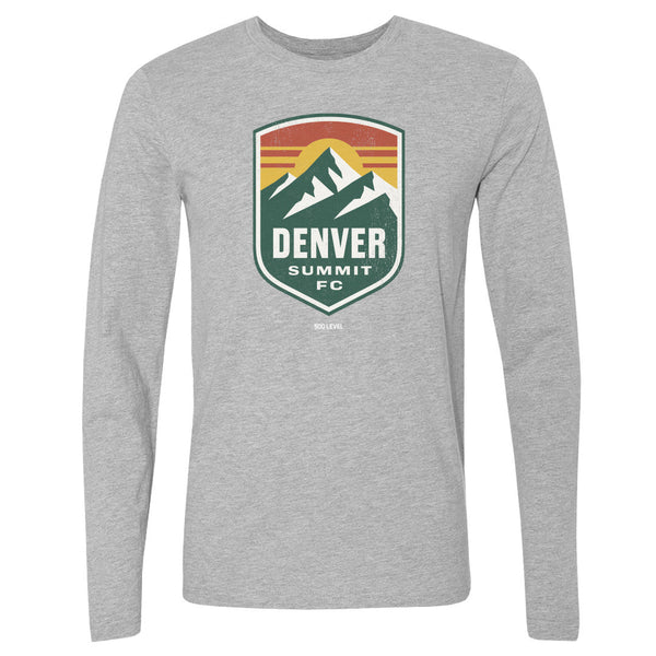 Denver Summit FC Vintage Primary Logo Gray WHT
