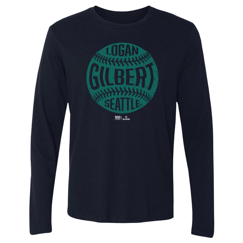 Logan Gilbert Seattle Vintage Baseball WHT