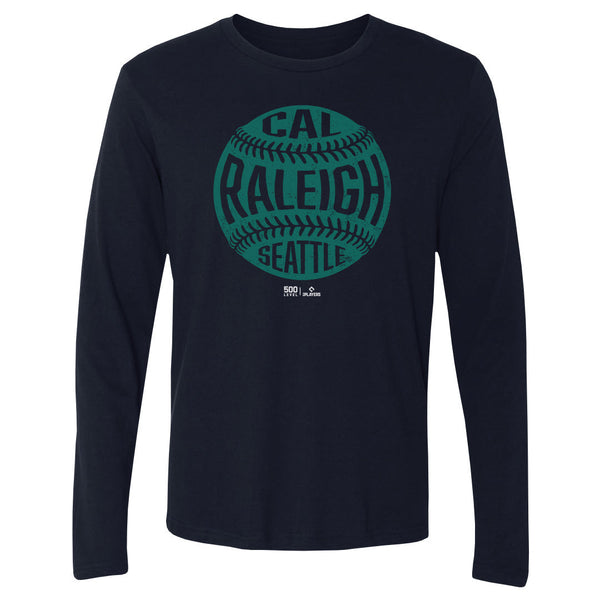 Cal Raleigh Seattle Vintage Baseball WHT