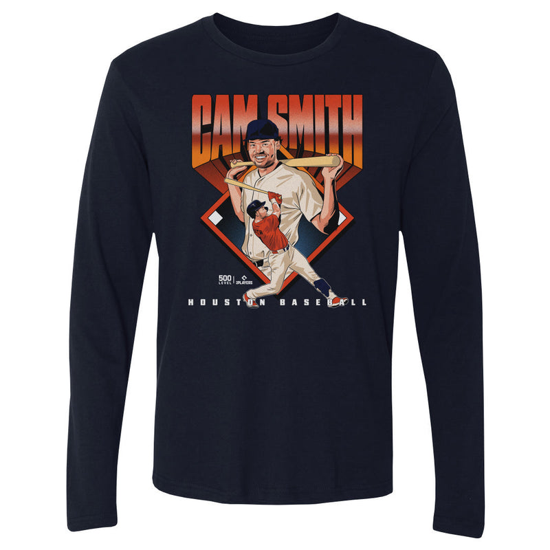 Cam Smith Houston Baseball Diamond WHT