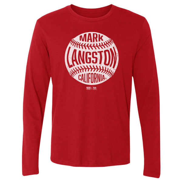 Mark Langston California Vintage Baseball WHT