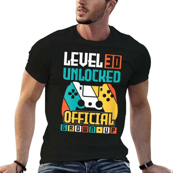 Womens Vintage 30th Birthday Gamer 30 Year Old Gifts 30th Birthday  Polyester Blend T-Shirt