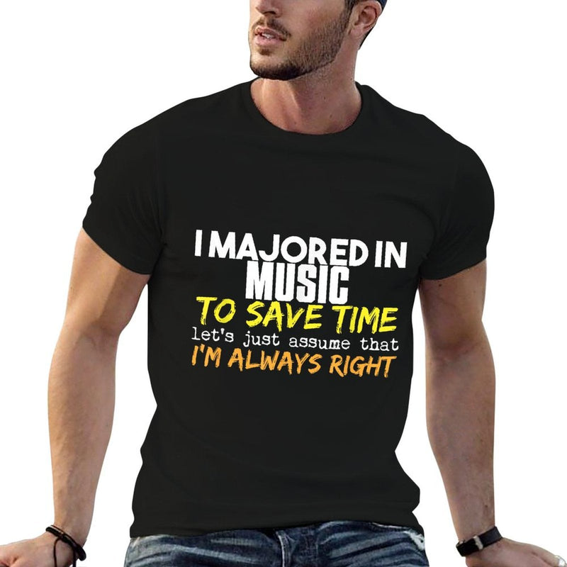 Music Major Gift for Back to School Gift  Wrinkle-resistant T-Shirt