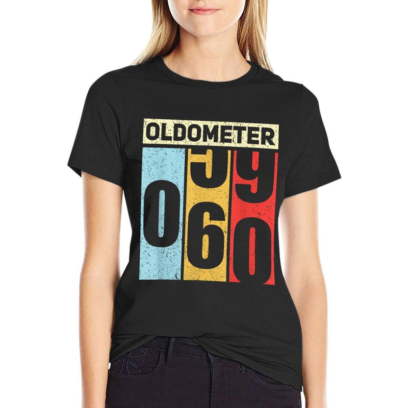 Oldometer 59-60 Funny 60th Birthday Odometer Gift Oldometer  Classic T-Shirt