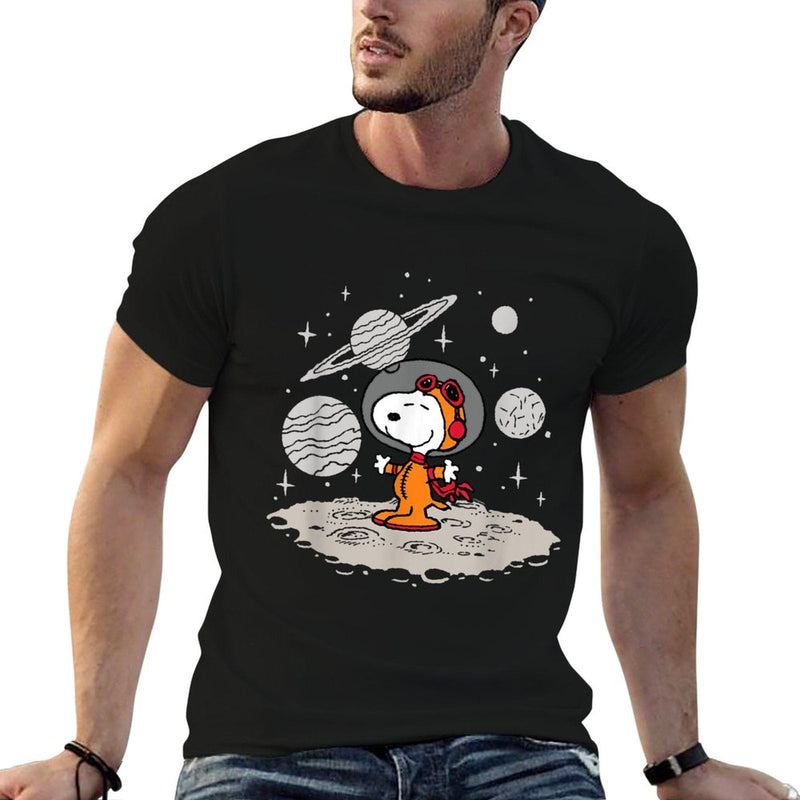 Peanuts - Snoopy Planets And Starfield  Lightweight T-Shirt