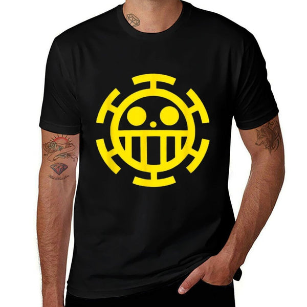 Cute Anime Japon Yellow Crew  Stretchy T-Shirt