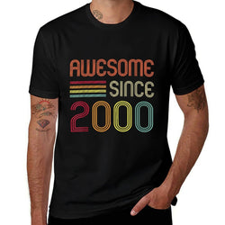 Awesome Since 2000 24th Birthday Retro  Lightweight T-Shirt