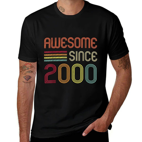 Awesome Since 2000 24th Birthday Retro  Lightweight T-Shirt
