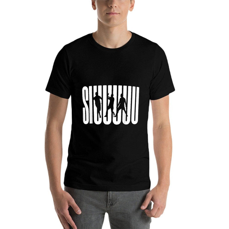 Siuuu Funny Soccer Football Boys Men Women Soccer Player  Classic T-Shirt
