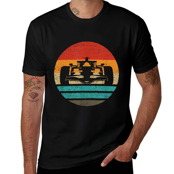 Racing Car Retro Style Vintage  Wrinkle-resistant T-Shirt