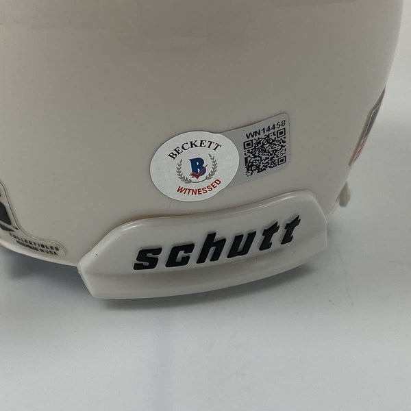 Autographed/Signed Earl Campbell Texas Longhorns College Football Mini Helmet Beckett BAS COA