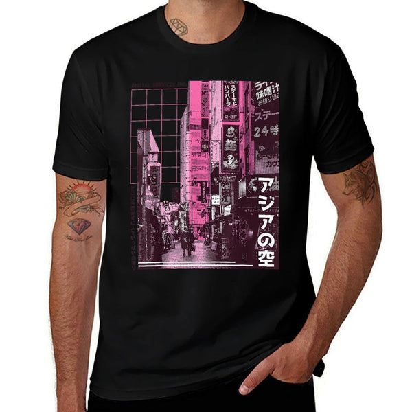 Tokyo Japanese 90s Streetwear Aesthetic Graphic  Trendy Pattern T-Shirt